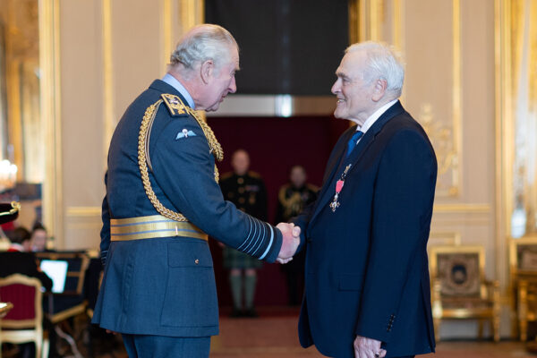 Dr David Brohn Receives MBE from King Charles at Windsor Castle